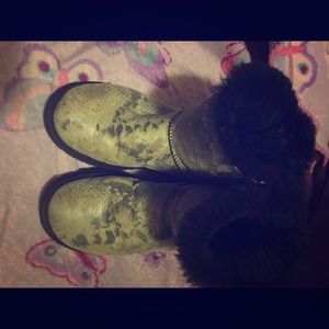 Snake skin ugh boots