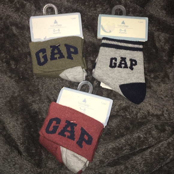 Baby Gap Socks for Boys 0-6 mons.