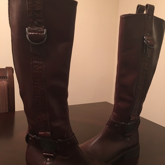 Vince Camuto leather riding boots