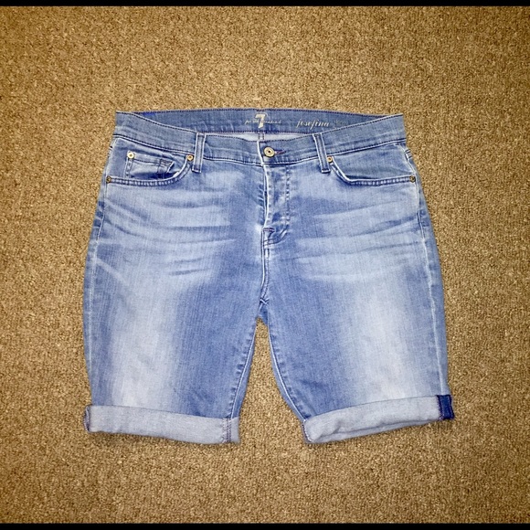 7 For All Mankind Jean Shorts