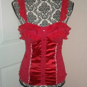 Misha Gorgeous Red Bustier