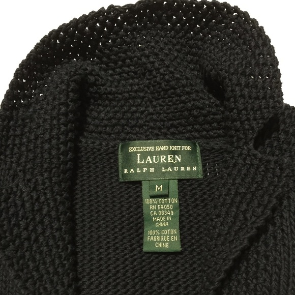 Ralph Lauen navy blue sleeveless sweater size MED - Picture 2 of 4