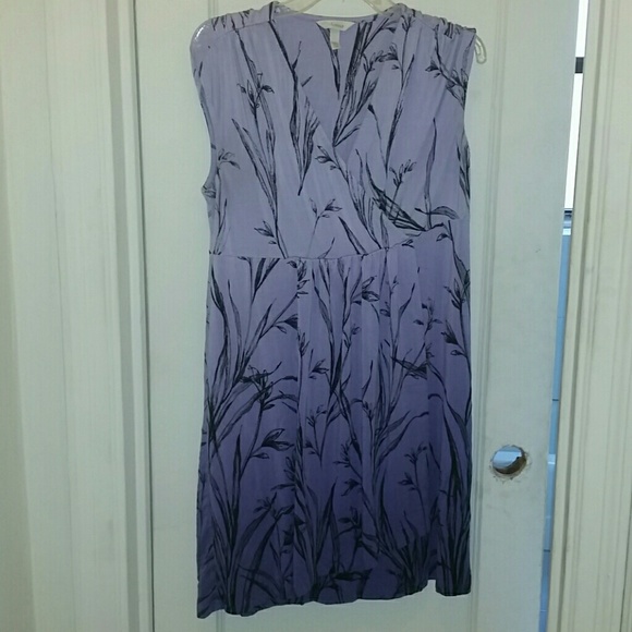 Soma Lavender & Purple Ombre Floral Short Dress