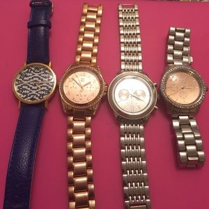 costume/fashion watches. Lot of 4.