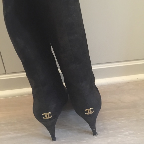 Chanel Knee High boots 40 - Picture 3 of 4