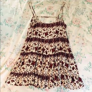 Brandy Melville Rose Print Jada Dress