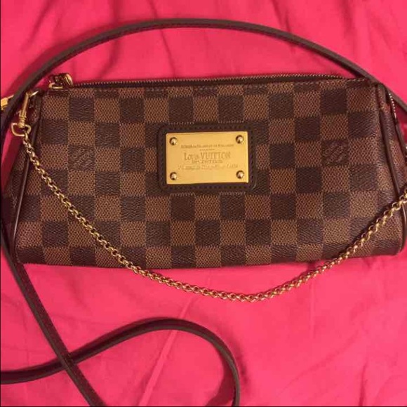 Eva clutch in Damier Evene