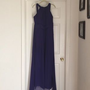 Bridesmaids dress royal purple