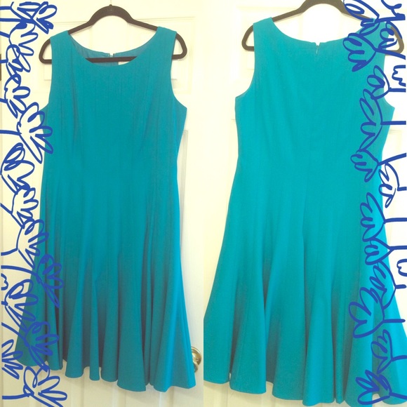 Calvin Klein Dresses & Skirts - EXTRA DAY! GONE TONIGHT! Teal Calvin Klein Dress
