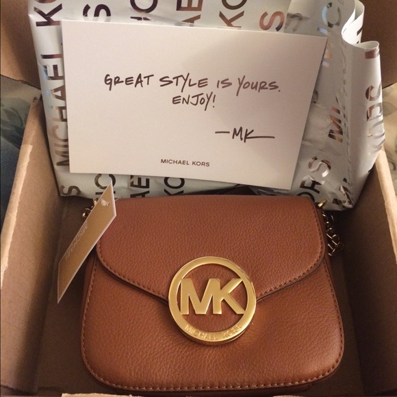 NWT Michael Kors Fulton Small Crossbody