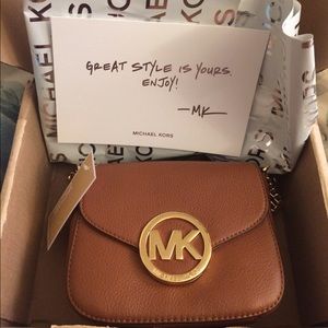 NWT Michael Kors Fulton Small Crossbody