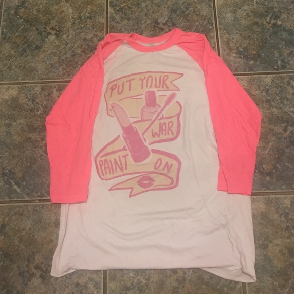 Put Your WarPaint On Baseball Tee - Picture 1 of 1