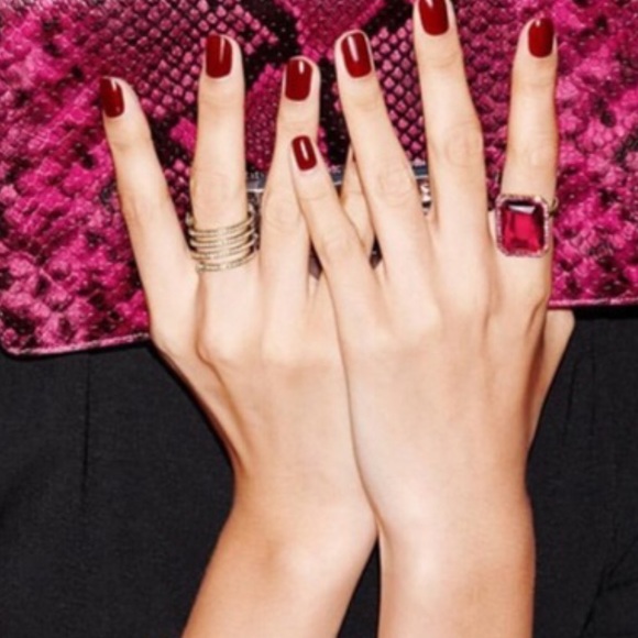 Michael Kors coil swirl gold diamond like ring - Picture 2 of 4