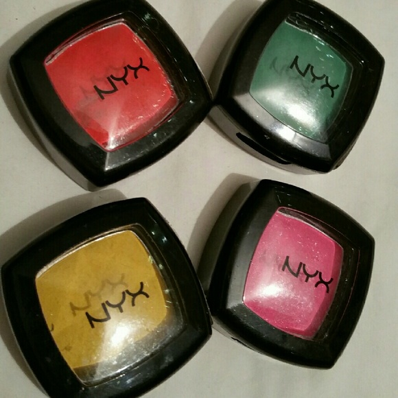 NYX Brights eyeshadows