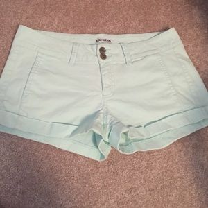 Mint shorts by Express
