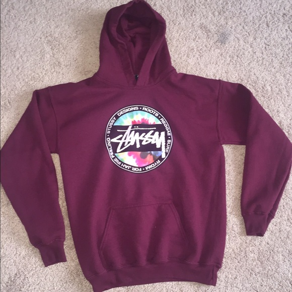 Maroon sweatshirt from Zumiez