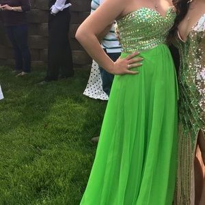 Green Prom dress