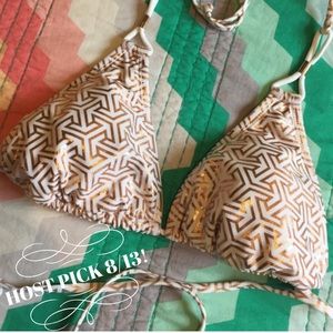 HP 💖 Gold foil bikini top