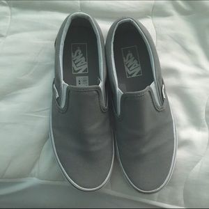 NWOT gray vans