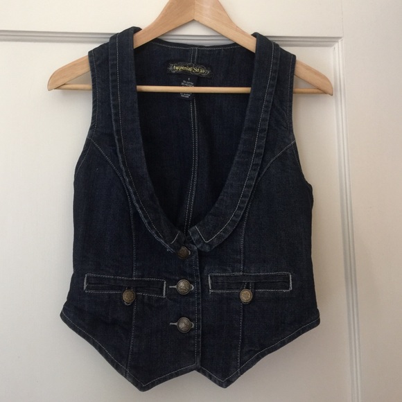 Cute denim vest! - Picture 2 of 8