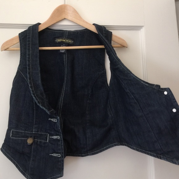 Cute denim vest! - Picture 4 of 8