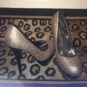 Cathy Jean glitter heels
