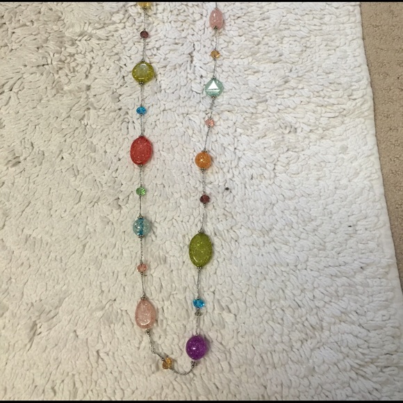 Multi colored necklace. CLOSET CLOSEOUT.
