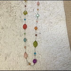 Multi colored necklace. CLOSET CLOSEOUT.