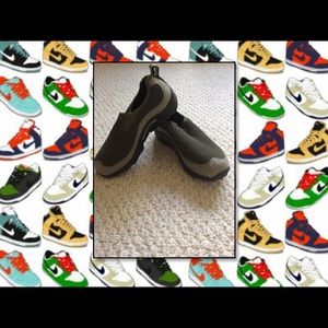 Green Merrell slip on shoes