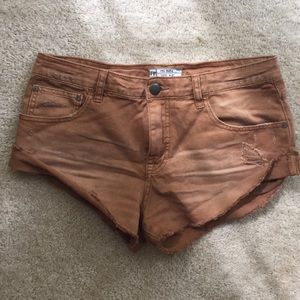 Free People cut-off shorts