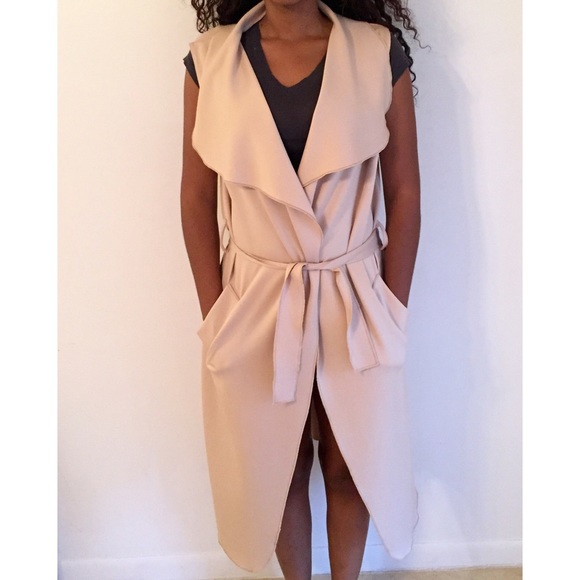 Waterfall duster/Trench Vest