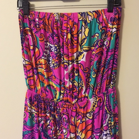 Strapless Lilly Pulitzer dress