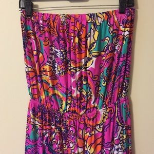 Strapless Lilly Pulitzer dress