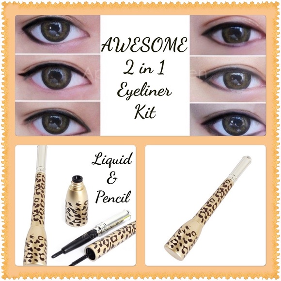 NEW Versatile eyeliner kit w/ pencil and liquid