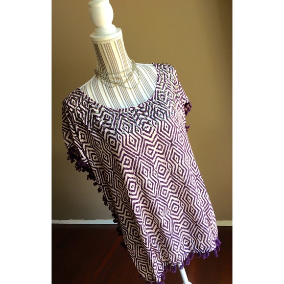 Victoria's Secret Tops - 5/$25 {victoria's secret} Tribal Fringed Tunic