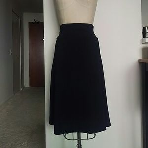 Simple black skirt