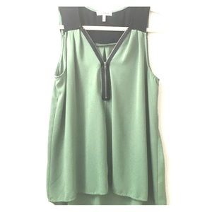 Sleeveless Sheer Blouse