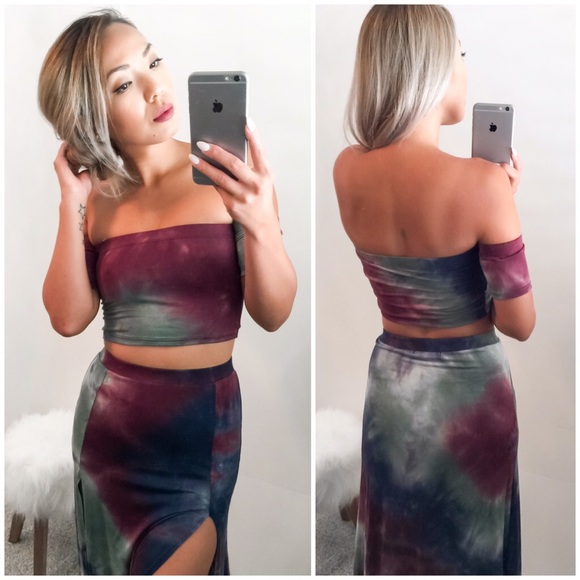 Last One ❤️Tie Dye Maxi Set - Picture 2 of 2