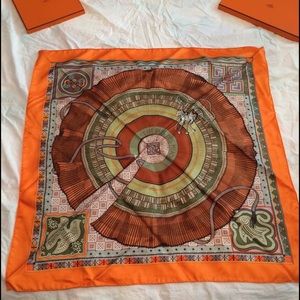 Hermes scarf with original box