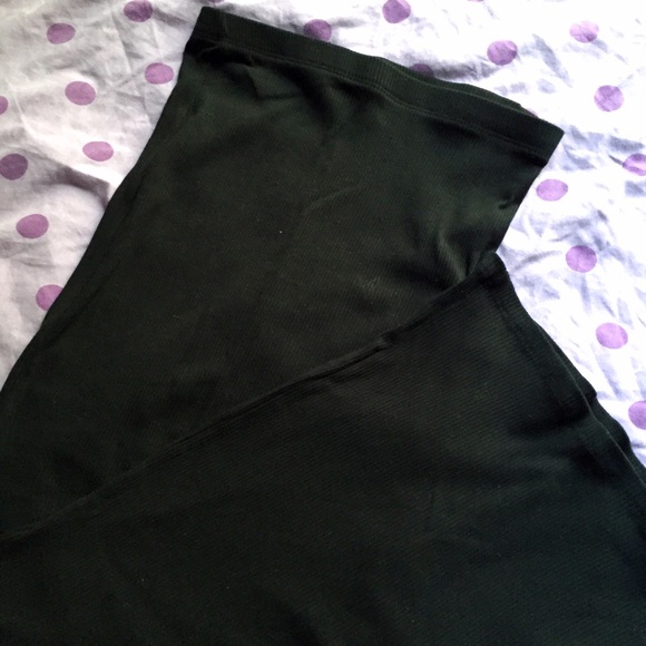 Ribbed Maxi Skirt
