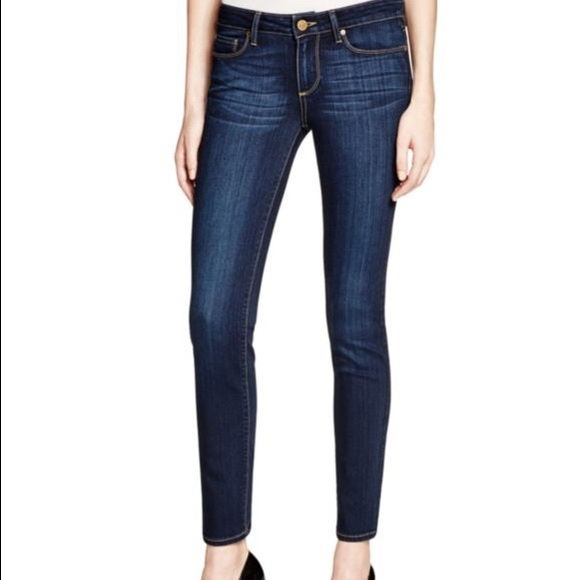 Paige Skyline Skinny Darkwash Jeans