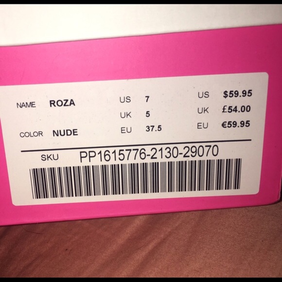 Adorable JustFab nude pumps - Picture 4 of 4