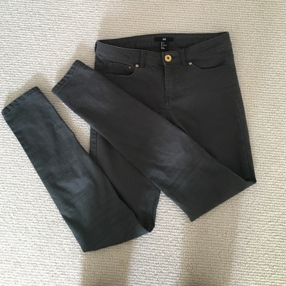Army green denim