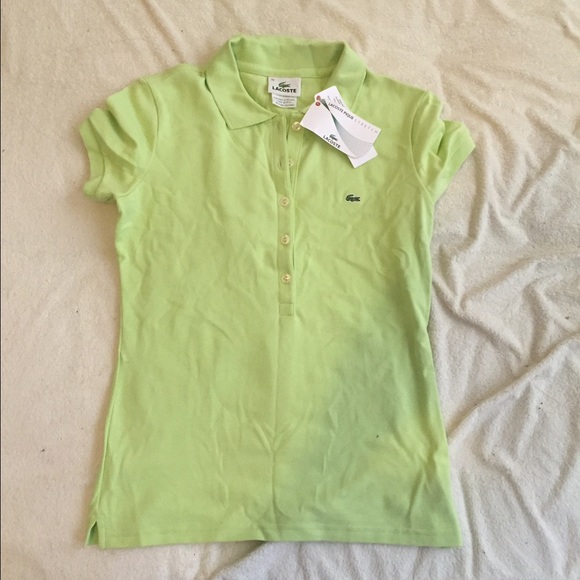 Light green Lacoste polo