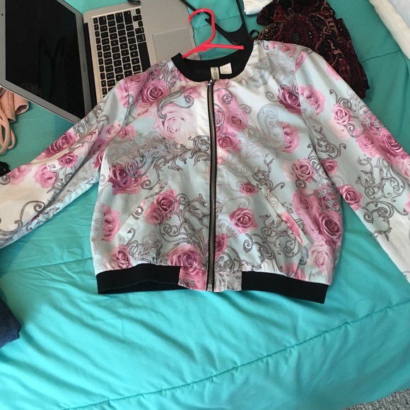 Pink and blue H&M jacket
