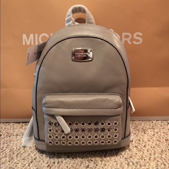 TRENDY Michael Kors Grey Grommet Back Pack