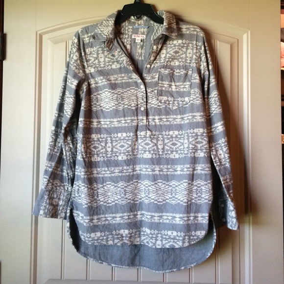 Merona Tops - Aztec Button Up