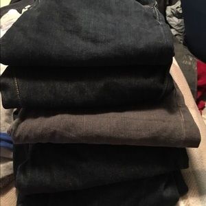 7 pairs of Abercrombie jeans