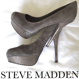 🎉 FLASH SALE ❤️ Steve Madden Steel Heels ❤️