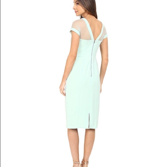 Maggy London Illusion Top Crepe Dress-SIZE 4